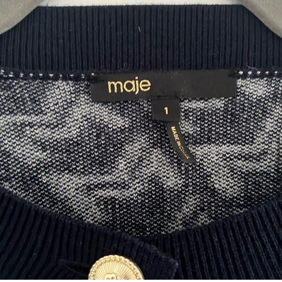 MAJE MONOGRAM CARDIGAN - Picture 4 of 5